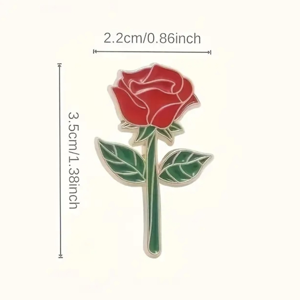 ⚘️ Red Rose Pin - Picture 6 of 6